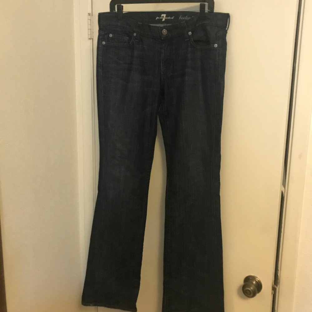 7 For All Mankind Bootcut Dark Wash Jeans Size 31